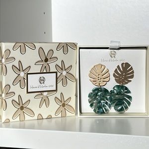House of Harlow 1960 Floral Drop Earrings
